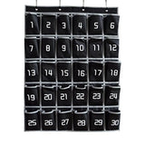 Classroom Cell Phone Holder with Numbered Pocket Chart Organizer