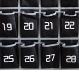 Classroom Cell Phone Holder with Numbered Pocket Chart Organizer