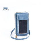 Clear Crossbody Bag Cell Phone Pocket Handbag for Women