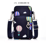 Nylon Cell Phone Purse Shoulder Bag for Smartphone