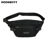 Canvas Cell Phone Waist Bag Crossbody Bag Female