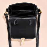 Women's Lock Mini Bag Crossbody for Cell Phone