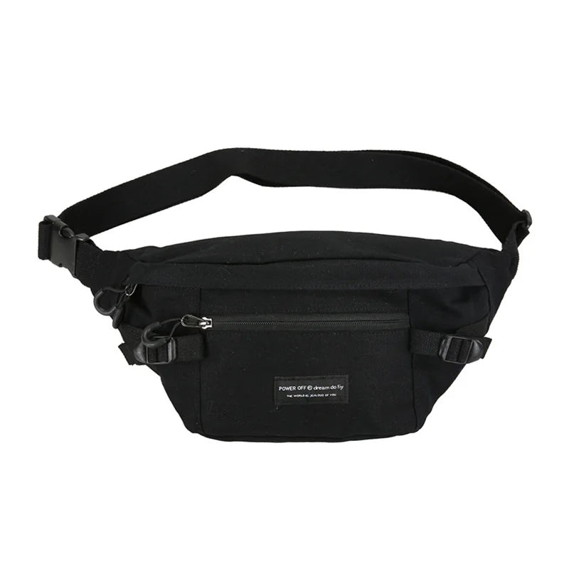 Canvas Shoulder Crossbody Bag Outdoor Sports Chest Bag