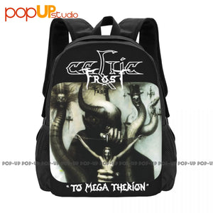Celtic Frost To Mega Therion Backpack Large Capacity Bookbag