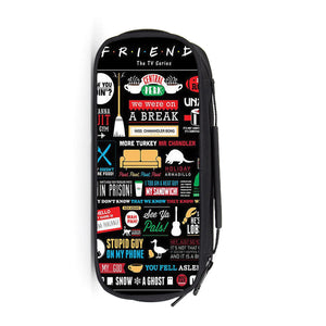 Central Perk Coffee Boys Girls Cartoon Pencil Case Bag School Pouches