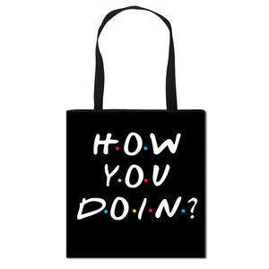Central Perk Coffee TV Show Handbag Women Lady Shopping Bag