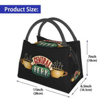 Central Perk Lunch Tote Bag for Women TV Show Cooler Thermal Bento Box