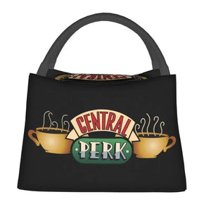 Central Perk Lunch Tote Bag for Women TV Show Cooler Thermal Bento Box