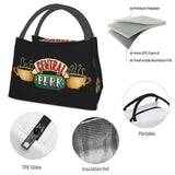 Central Perk Lunch Tote Bag for Women TV Show Cooler Thermal Bento Box