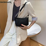 Chain Shoulder Bags PU Leather Underarm Flap Daily Travel Han