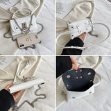 Chain Crossbody Bag For Women Phone Purse Waist Bag Ladies Chest Bag