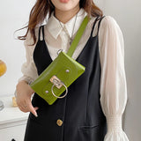 Chain Crossbody Bag For Women Phone Purse Waist Bag Ladies Chest Bag