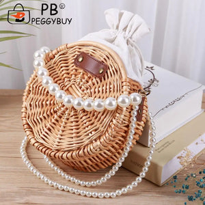 Woven Chain Crossbody Bag Waterproof Messenger Pack