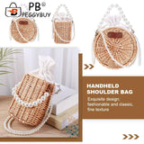 Woven Chain Crossbody Bag Waterproof Messenger Pack