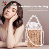 Woven Chain Crossbody Bag Waterproof Messenger Pack