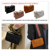 Crossbody Bag with Wide Strap for Weekend Vacation
