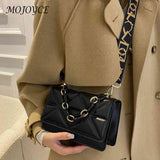 Crossbody Bag with Wide Strap Flap Embossed Solid Style
