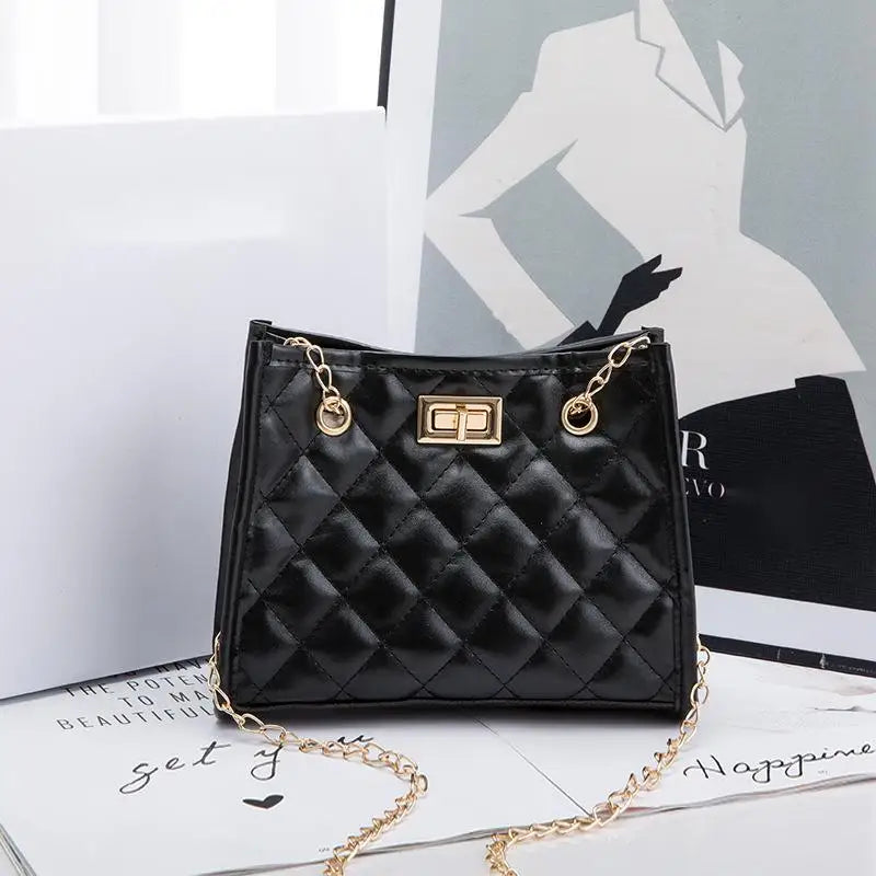 Chain Crossbody Bags for Women Leather Handbags Small Shoulder Messenger Bags