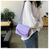 Chain Mini PU Leather Flap Bags for Women Summer Lady Shoulder Handbag