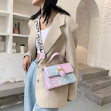 Chain Small Shoulder Bag PU Leather Women's Handbag