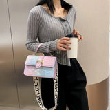 Chain Small Shoulder Bag PU Leather Women's Handbag