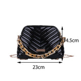 Women's Crossbody Side Bag PU Leather Shoulder Handbag
