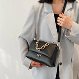 Small PU Leather Flap Crossbody Bag Yellow