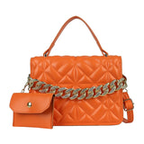 Chain Handbag Women's Winter Messenger Bag Retro Small Square Bag