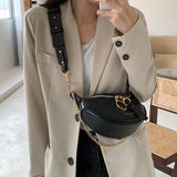 Leather Crossbody Bag Small Shoulder Messenger Waist Handbag