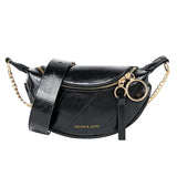 Leather Crossbody Bag Small Shoulder Messenger Waist Handbag