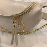 Leather Crossbody Bag Small Shoulder Messenger Waist Handbag