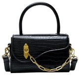 Chain PU Leather Shoulder Bags for Women Handbags Female Cross Body Bags