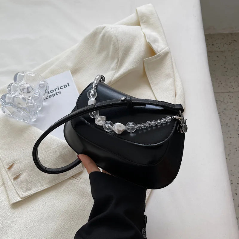 Chain Pattern Shoulder Women's Bag Pu Leather Crossbody Bags