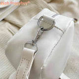 Embroidered Rhombic Lattice Chain Shoulder Bag with Small Purse