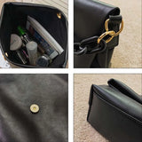 Chain Shoulder Bags PU Leather Envelope Handbags Cross Body