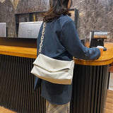 Chain Shoulder Bags PU Leather Envelope Handbags Cross Body