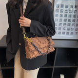 Canvas Shoulder Purse Handbag Tassel Crossbody Bag for Women