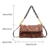 Canvas Shoulder Purse Handbag Tassel Crossbody Bag for Women