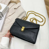 Chain Strap Crossbody Bag Soft Leather Women's Handbag Shoulder Bag