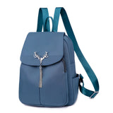 Chain Tassel Women Backpacks Oxford Cloth Shoulder Bags School Girls Rucksa