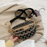 Chain Tote Small Chest Bag Cross-arm Shoulder Bag