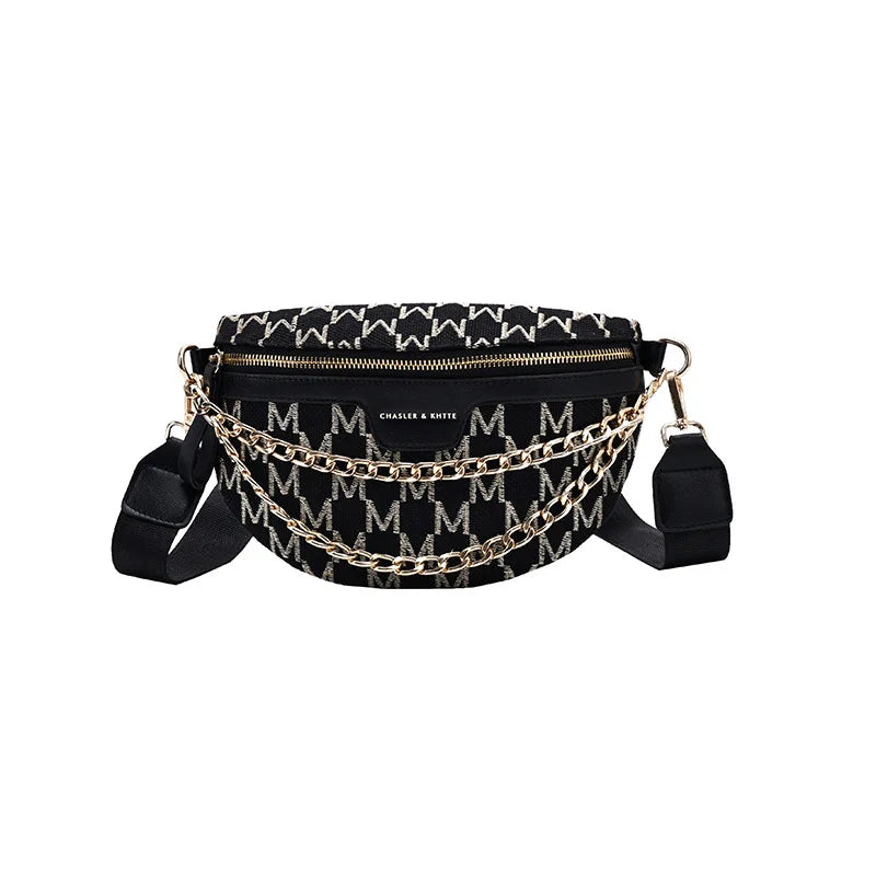 Chain Tote Small Chest Bag Cross-arm Shoulder Bag