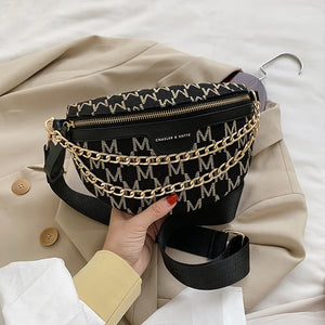 Chain Tote Small Chest Bag Cross-arm Shoulder Bag