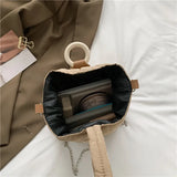 Chain Totes Bucket Nylon Women's Shoulder Bags Clutch Bags