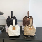 Chain Totes Bucket Nylon Women's Shoulder Bags Clutch Bags
