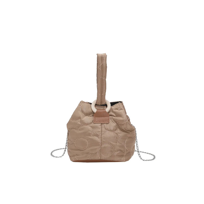 Chain Totes Bucket Nylon Women's Shoulder Bags Clutch Bags