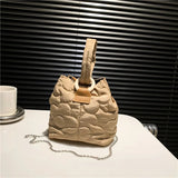 Chain Totes Bucket Nylon Women's Shoulder Bags Clutch Bags