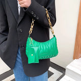 Vintage Embroidery Shoulder Bag Square PU Leather Hobos Bag