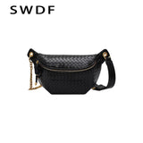 Women Leather Waist Bag Fanny Pack Crossbody Chest Mini Phone Purse