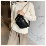 Women Leather Waist Bag Fanny Pack Crossbody Chest Mini Phone Purse